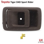 มือเปิดอันใน มือดึงใน มือจับในประตู ข้างซ้าย 1 ชิ้น สีน้ำตาล สำหรับ Toyota Tiger D4D Sport Rider LN145 Pick Up Hilux MK4 Tacoma ปี 1997-2004